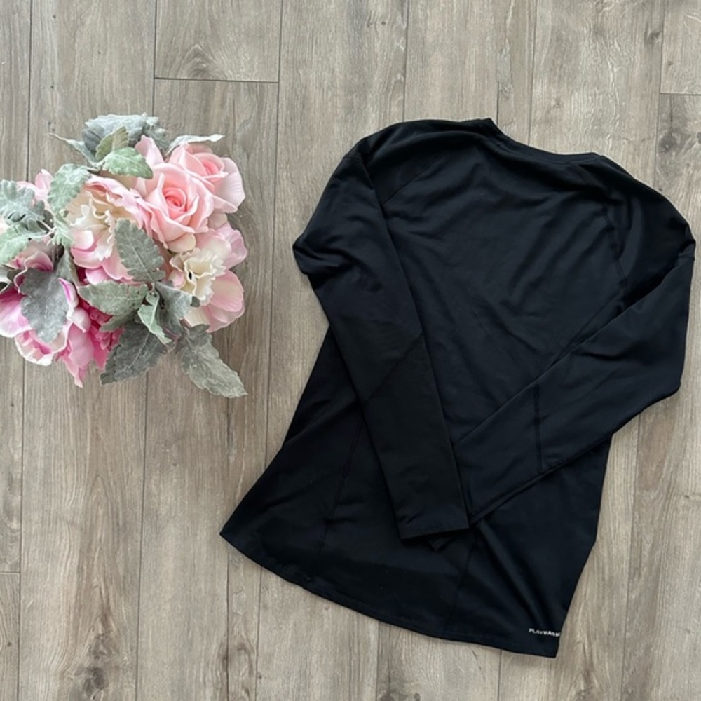 REEBOK BLACK‎ THERMAL LONG SLEEVE BASE LAYER | SZ L